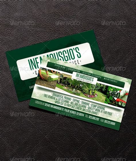 Gardening Business Card 4 by infamousgio | GraphicRiver